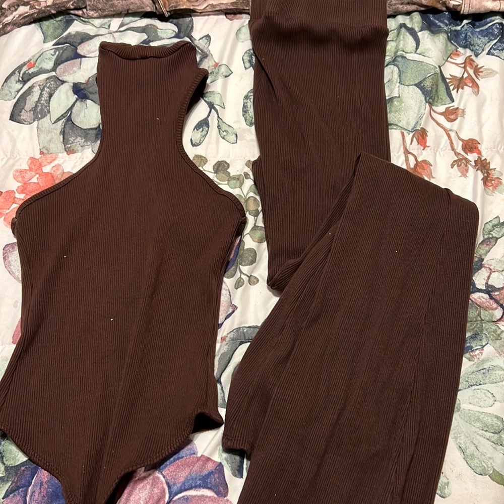 Body suit and flare pants set - Fashion Nova Snatched Line